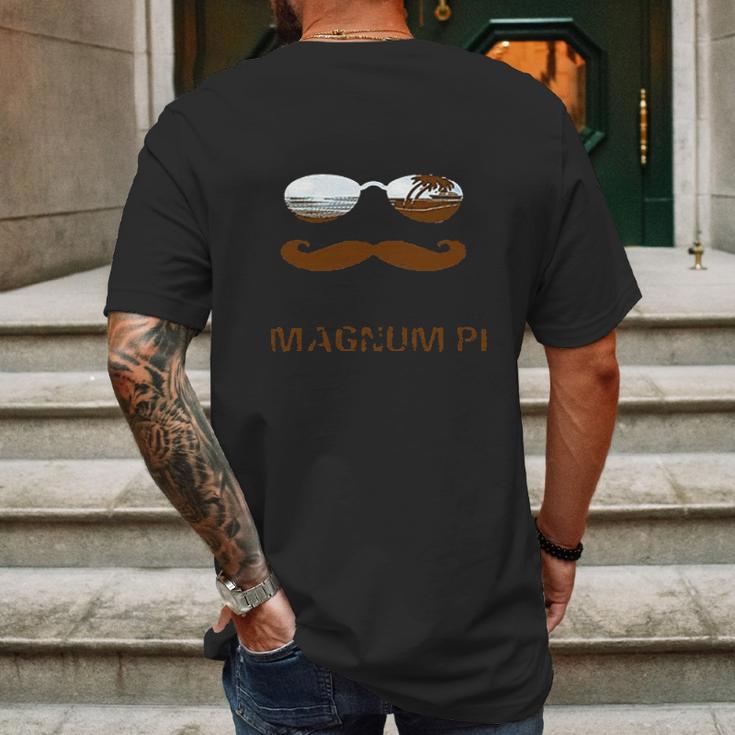 Captain Magnum Retro Vintage Science Love Pi Day Funny Mens Back Print T-shirt Gifts for Men