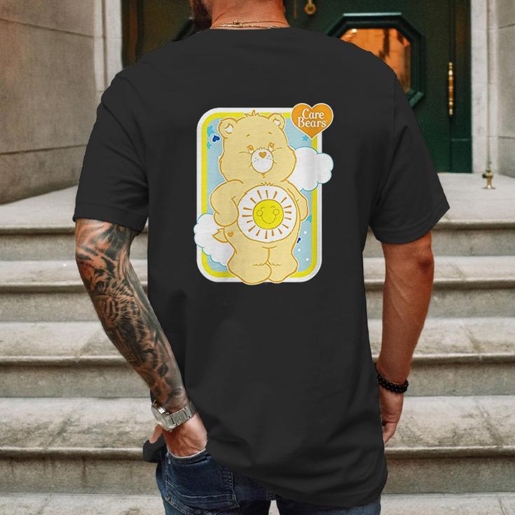 Care Bears Funshine Bear Mens Back Print T-shirt Gifts for Men