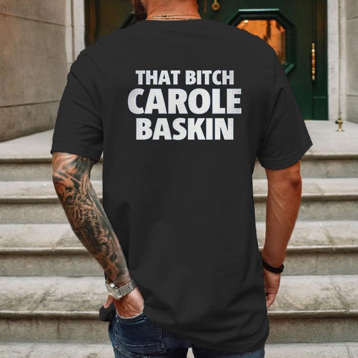 Carole Baskin Mens Back Print T-shirt Gifts for Men