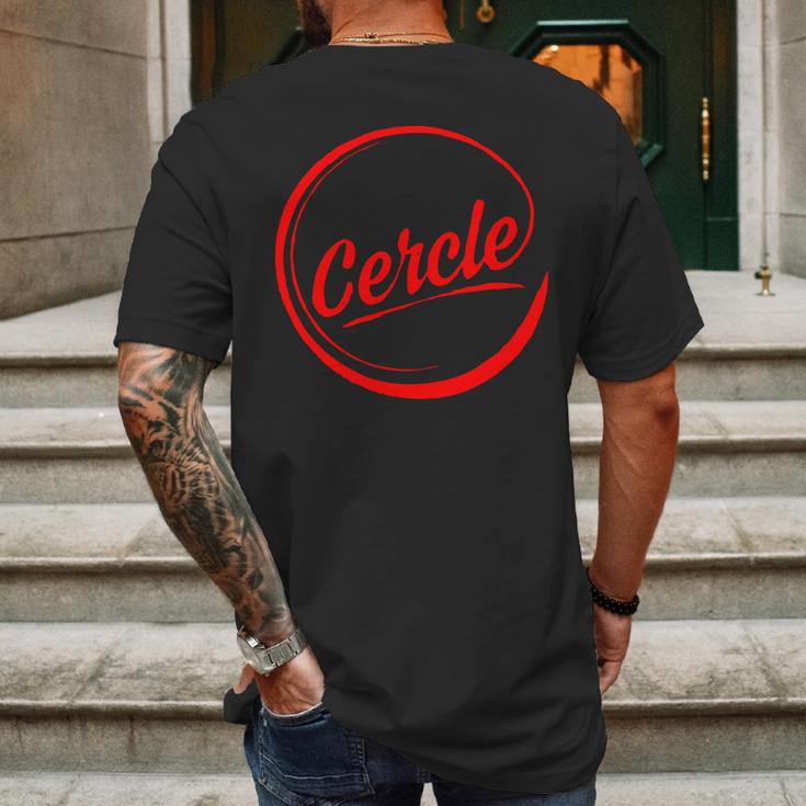 Cercle Logo Mens Back Print T-shirt Gifts for Men