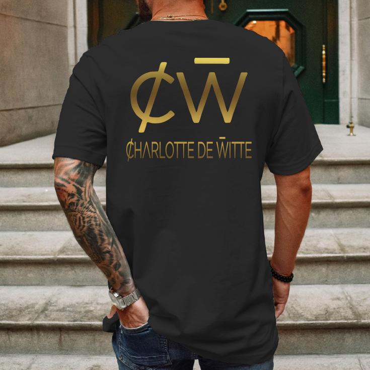 Charlotte De Witte Gold Mens Back Print T-shirt Gifts for Men