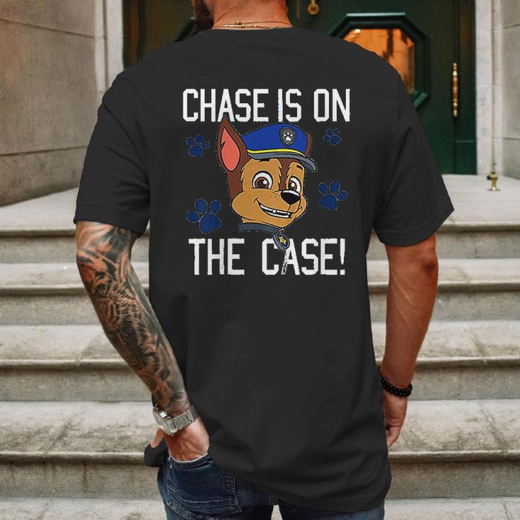 Chase Is On The Case Mens Back Print T-shirt Gifts for Men