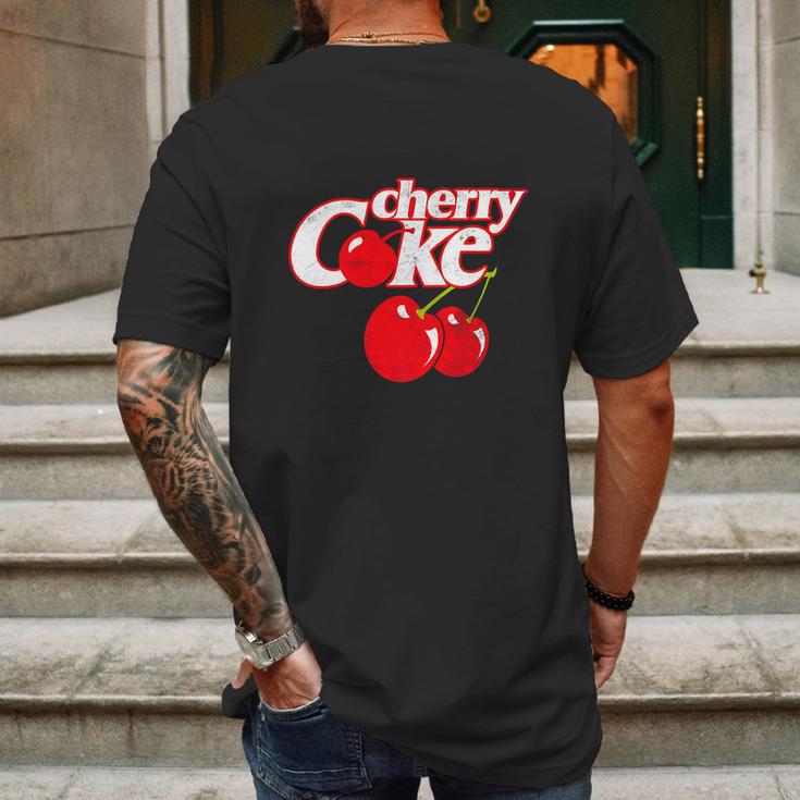 Cherry Coke Mens Back Print T-shirt Gifts for Men