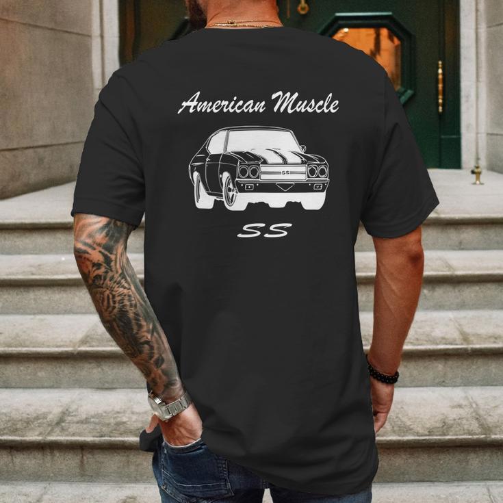 Chevelle Ss - American Muscle Tee Mens Back Print T-shirt Gifts for Men