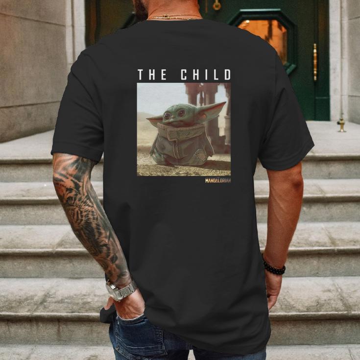 The Child The Mandalorian Mens Back Print T-shirt Gifts for Men