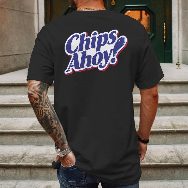 Chips Ahoy Mens Back Print T-shirt Gifts for Men