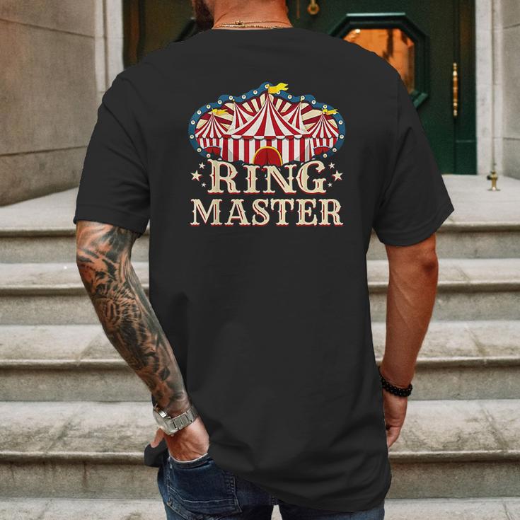 Circus Ringmaster Mens Back Print T-shirt Gifts for Men