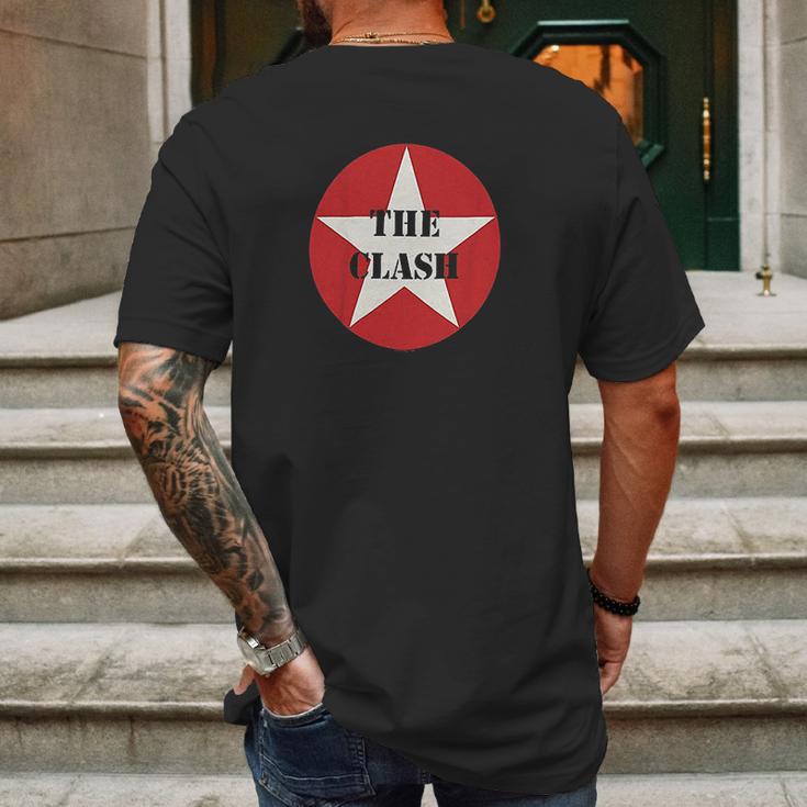 The Clash Star Mens Back Print T-shirt Gifts for Men