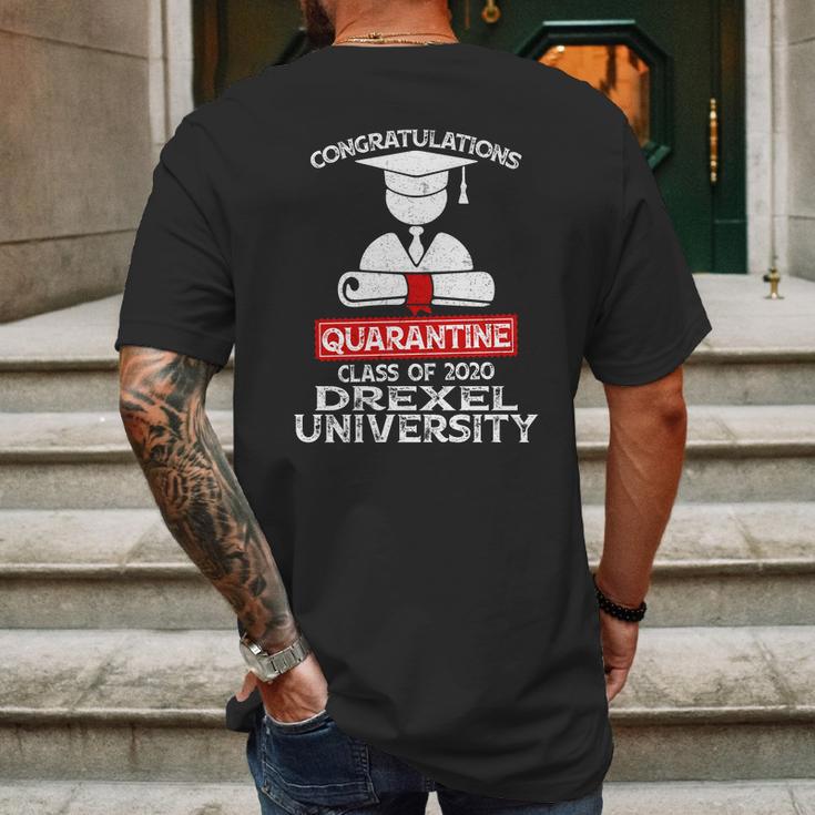 Class Of 2020 Graduating Class Vintage Drexel University Mens Back Print T-shirt Gifts for Men