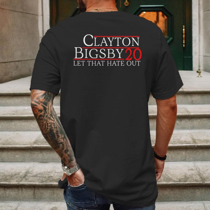 Clayton Bigsby 20 Let That Hate OutShirt Mens Back Print T-shirt Gifts for Men