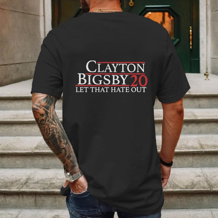 Clayton Bigsby Shirt Mens Back Print T-shirt Gifts for Men