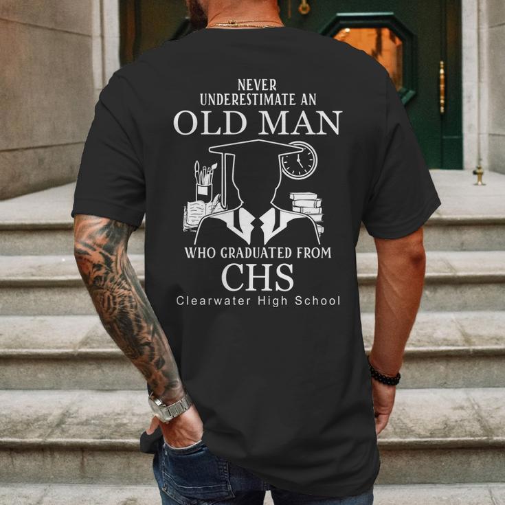 Clearwater High School Mens Back Print T-shirt Gifts for Men