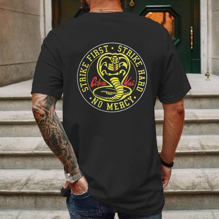 Mens Cobra Kai Karate Dojo Short Vintage Mens Back Print T-shirt Gifts for Men