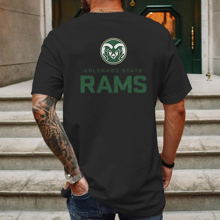 Colorado State Rams Mens Back Print T-shirt Gifts for Men