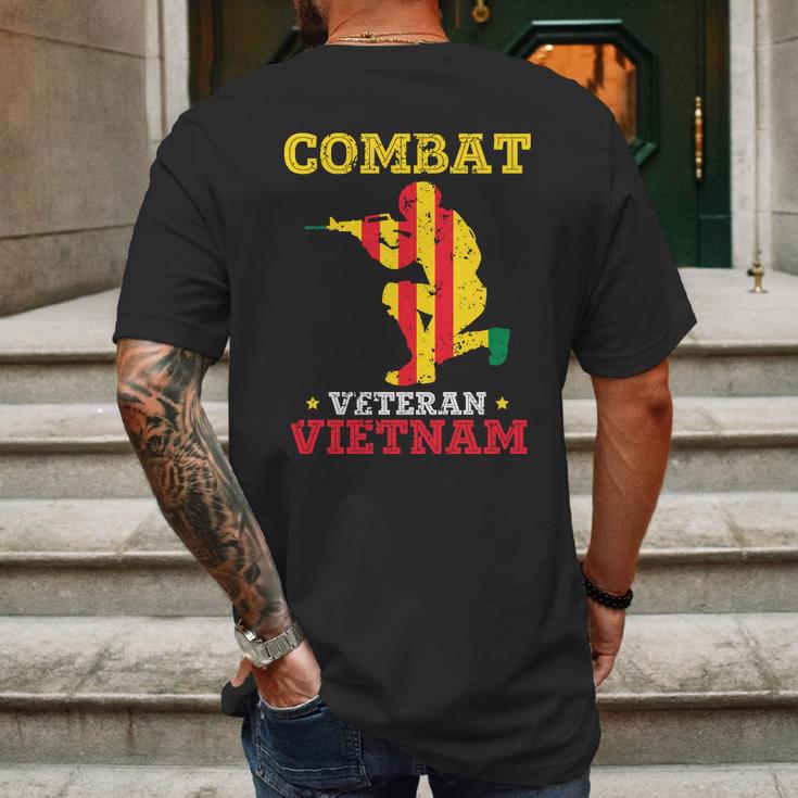 Combat Veteran Vietnam Us Army Veteran Day Army Graphic Design Printed Casual Daily Basic Mens Back Print T-shirt Gifts for Men