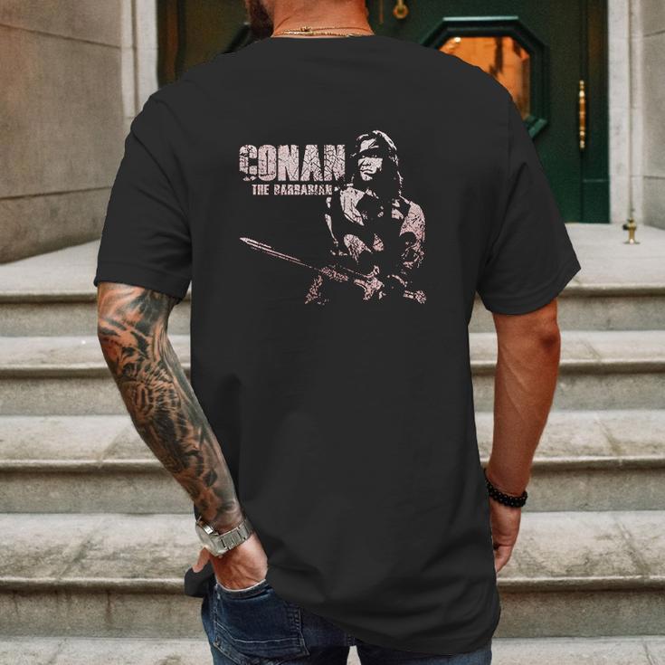 Conan The Barbarian Mens Back Print T-shirt Gifts for Men