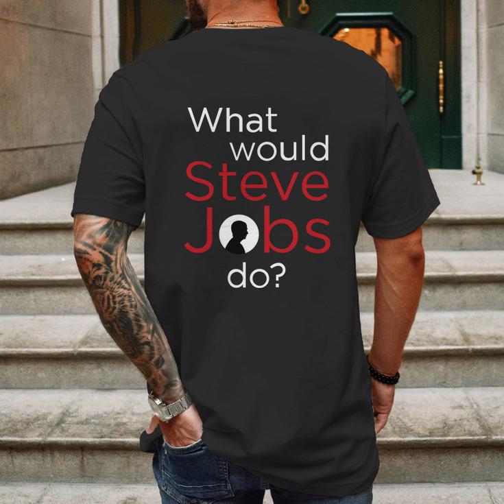 Cool Vector Design What Steve Do New Mens Back Print T-shirt Gifts for Men