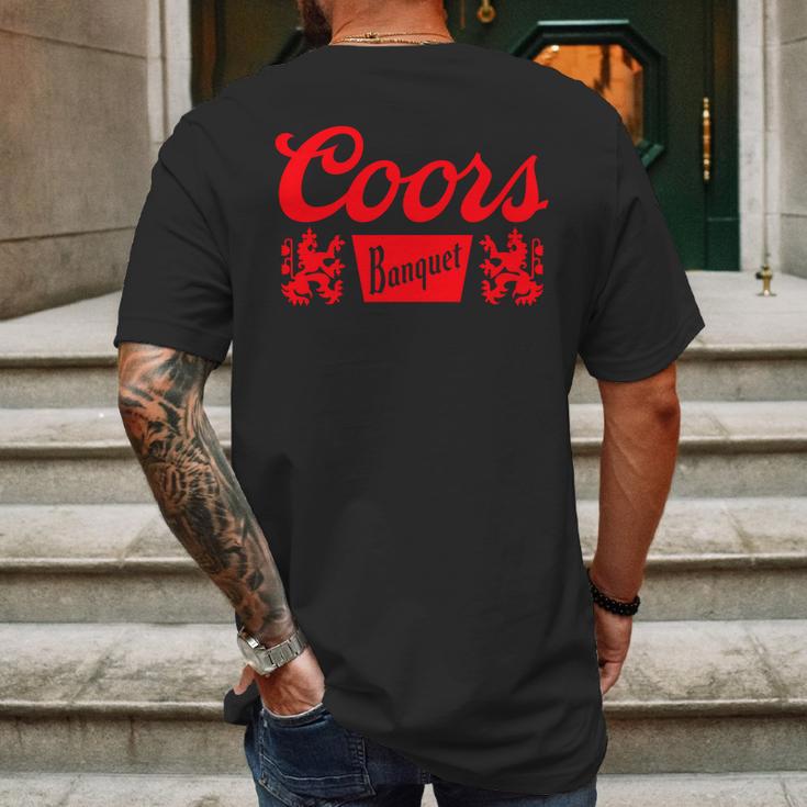 Coors Banquet Mens Back Print T-shirt Gifts for Men