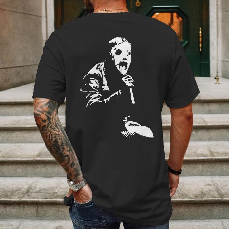 Corey Taylor Slipknot With Face Covering Iconic Rock Men Mens Back Print T-shirt Gifts for Men