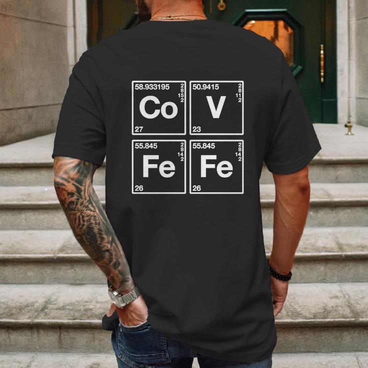 Covfefe Periodic Table Funniest T-Shirt Mens Back Print T-shirt Gifts for Men