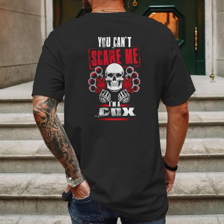 Cox You Cant Scare Me Im An Cox - CoxShirt Cox Hoodie Cox Family Cox Tee Cox Name Cox Bestseller Cox Shirt Mens Back Print T-shirt Gifts for Men