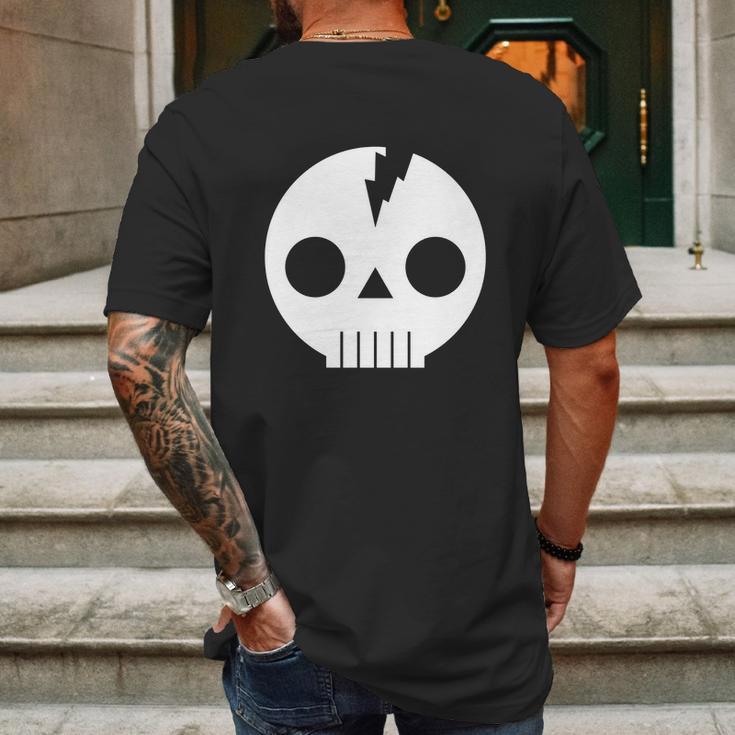 Crack Head Skull Boy Mens Back Print T-shirt Gifts for Men