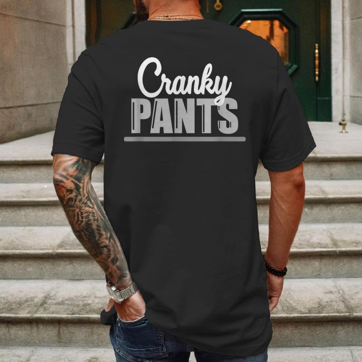 Crankypants - Childish Temper Tantrum Mens Back Print T-shirt Gifts for Men