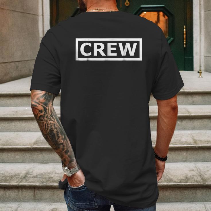 Crew Logo Mens Back Print T-shirt Gifts for Men