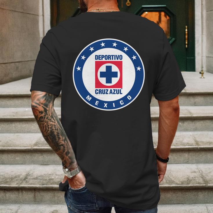 Cruz Azul Mens Back Print T-shirt Gifts for Men