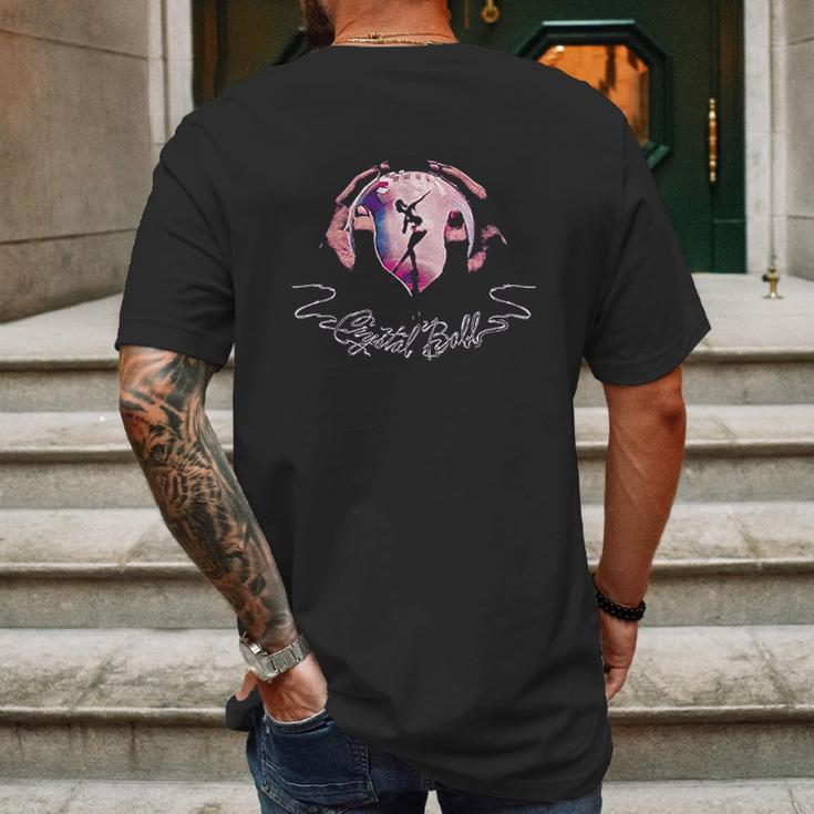 Crystal Ball Album Cover Blackberry Heather Mens Back Print T-shirt Gifts for Men