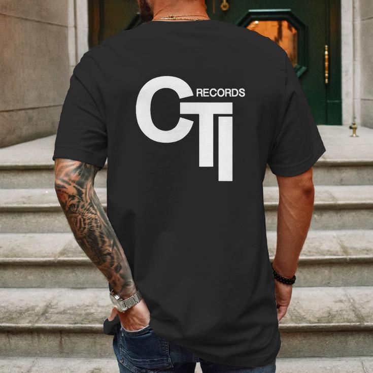 Cti Records T-Shirt Mens Back Print T-shirt Gifts for Men