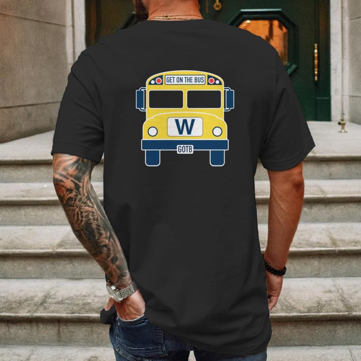 Cubs W Bus Shirt Mens Back Print T-shirt Gifts for Men