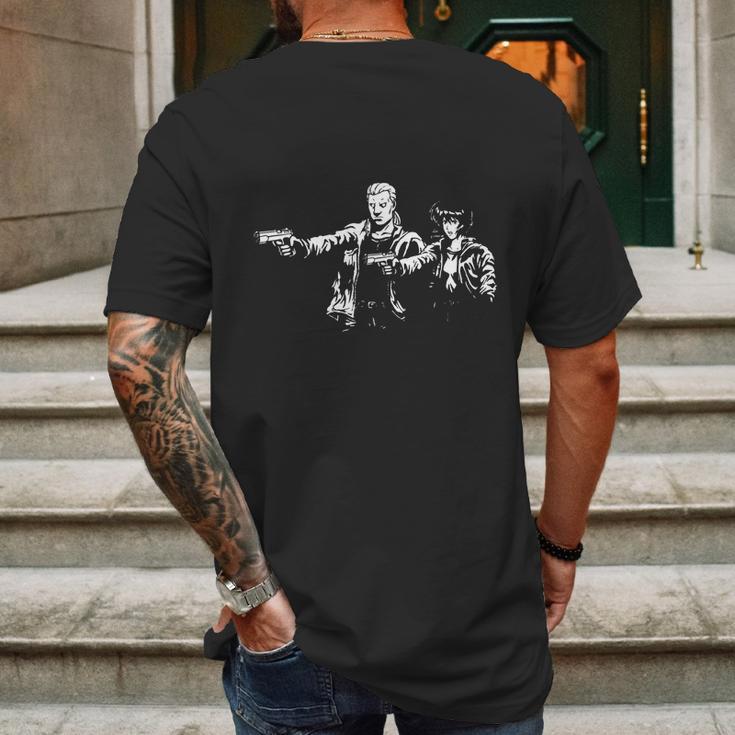 Cyborg Fiction T-Shirt Mens Back Print T-shirt Gifts for Men