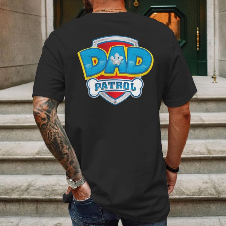 Dad Patrol V2 Mens Back Print T-shirt Gifts for Men