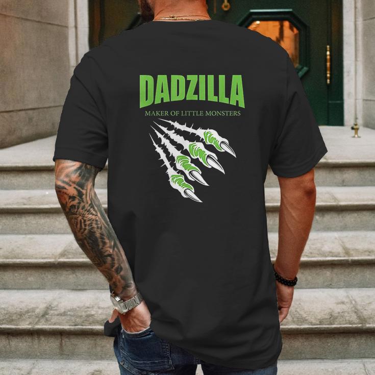 Dadzilla Maker Of Little Monsters Mens Back Print T-shirt Gifts for Men