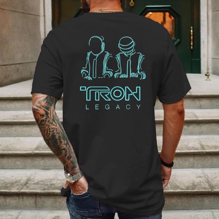 Daft Punk Tron Legacy Neon Mens Back Print T-shirt Gifts for Men