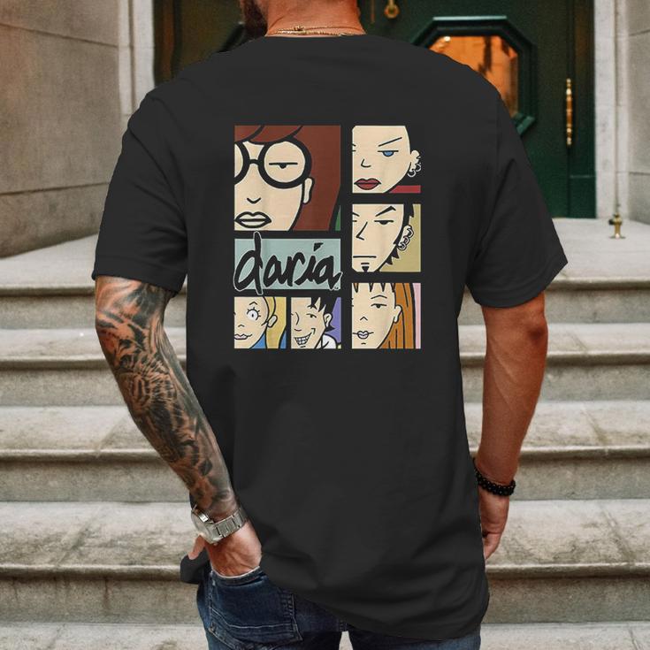 Daria Character Mens Back Print T-shirt Gifts for Men