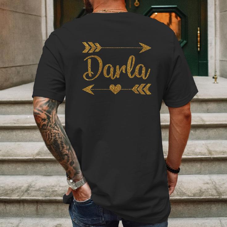 Darla Mens Back Print T-shirt Gifts for Men