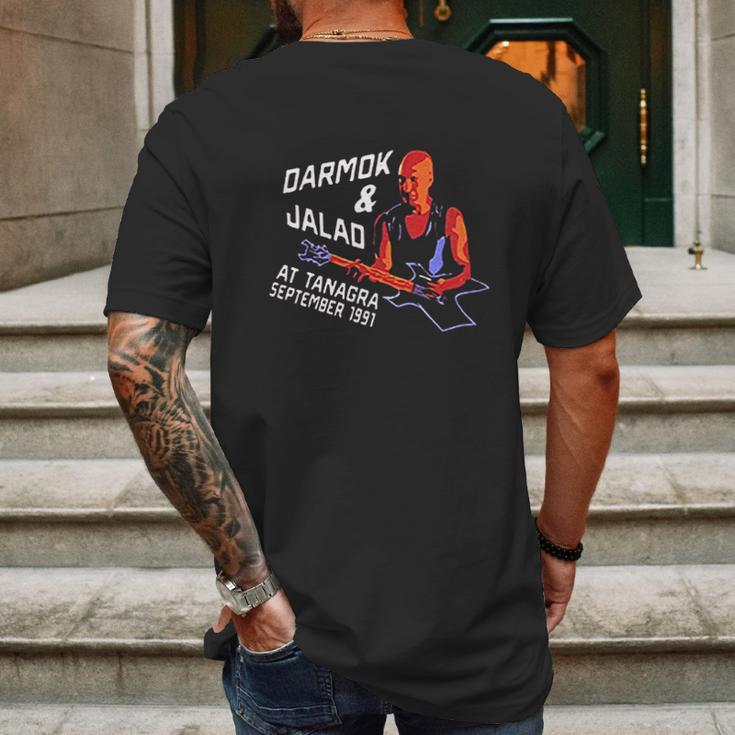 Darmok And Jalad At Tanagra At Tanagra 1991 Mens Back Print T-shirt Gifts for Men