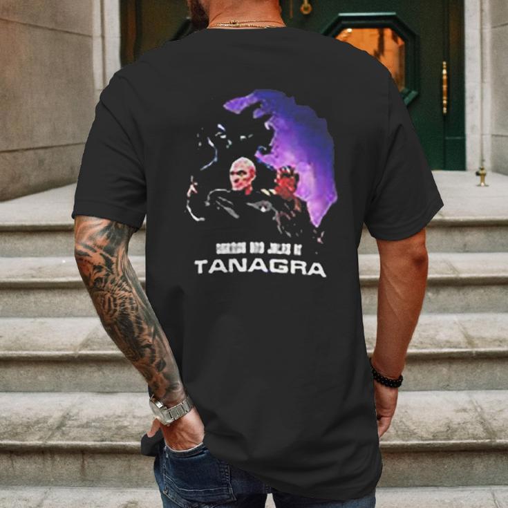 Darmok And Jalad At Tanagra Cool Purple Mens Back Print T-shirt Gifts for Men