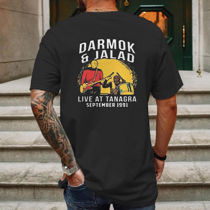 Darmok And Jalad At Tanagra Live At Tanagra September 1991 Mens Back Print T-shirt Gifts for Men