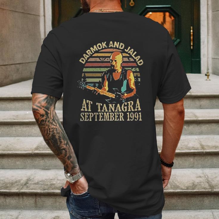 Darmok And Jalad At Tanagra September 1991 Mens Back Print T-shirt Gifts for Men