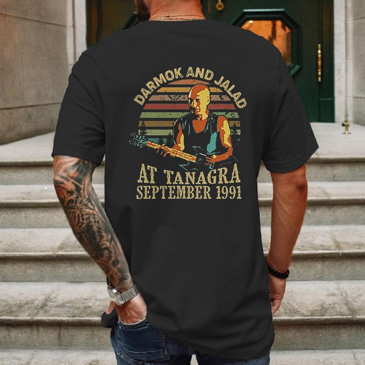 Darmok And Jalad At Tanagra September 1991 Vintage Retro Mens Back Print T-shirt Gifts for Men