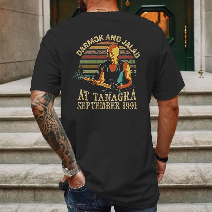 Darmok And Jalad At Tanagra September 1991 Vintage Retro Mens Back Print T-shirt Gifts for Men