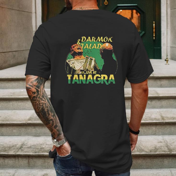 Darmok And Jalad At Tanagra Trending Mens Back Print T-shirt Gifts for Men