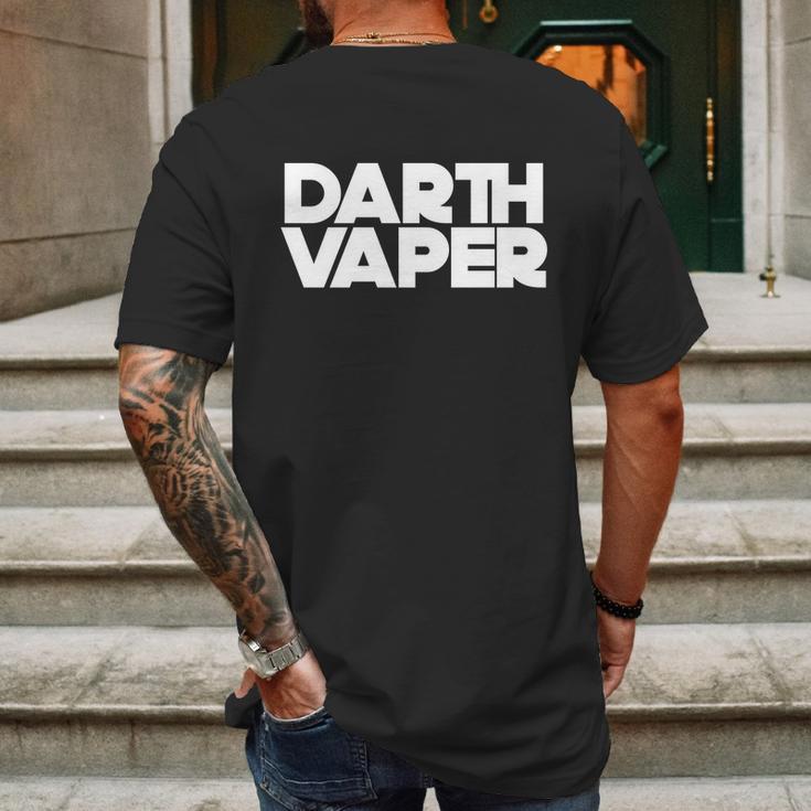 Darth Vaper Vape Life Vaping Nerd Geek Funny Joke Mens Back Print T-shirt Gifts for Men