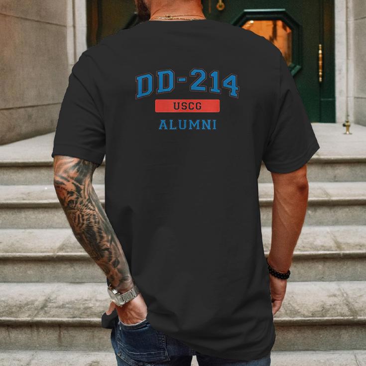 Dd 214 Uscg Coasties Alumni Mens Back Print T-shirt Gifts for Men