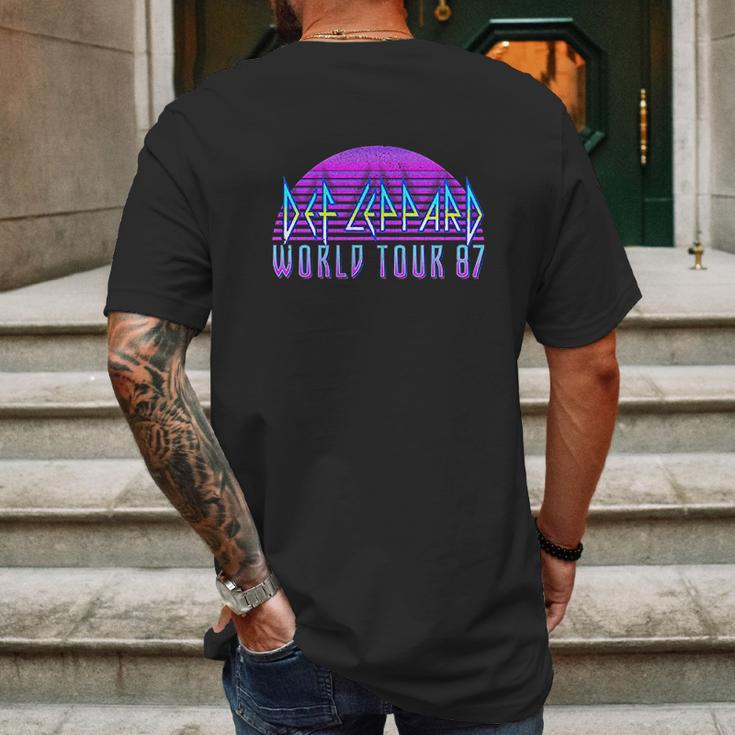 Def Leppard Ladies Rock Ladies Classic Rock Fashion Mens Back Print T-shirt Gifts for Men