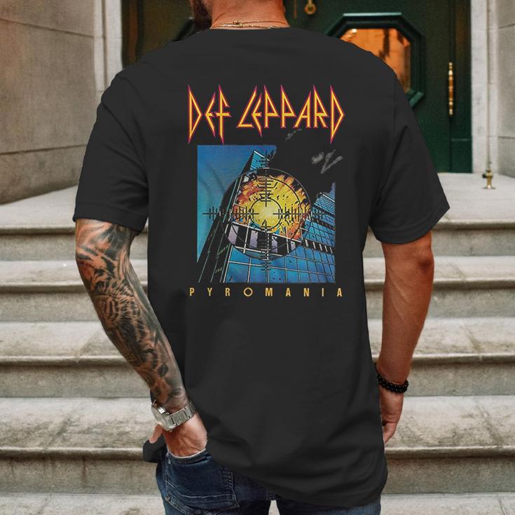 Def Leppard Pyromania 80S Heavy Hair Metal Band Rock And Roll Mens Back Print T-shirt Gifts for Men