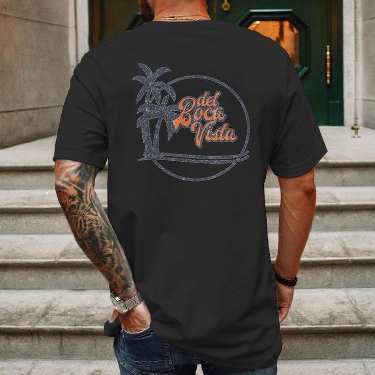 Del Boca Vista Funny Mens Back Print T-shirt Gifts for Men